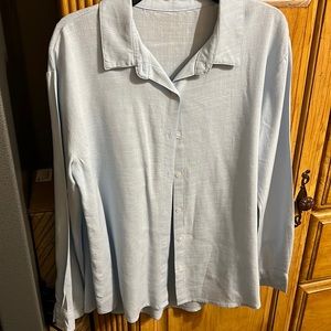 Light blue long sleeve top never worn